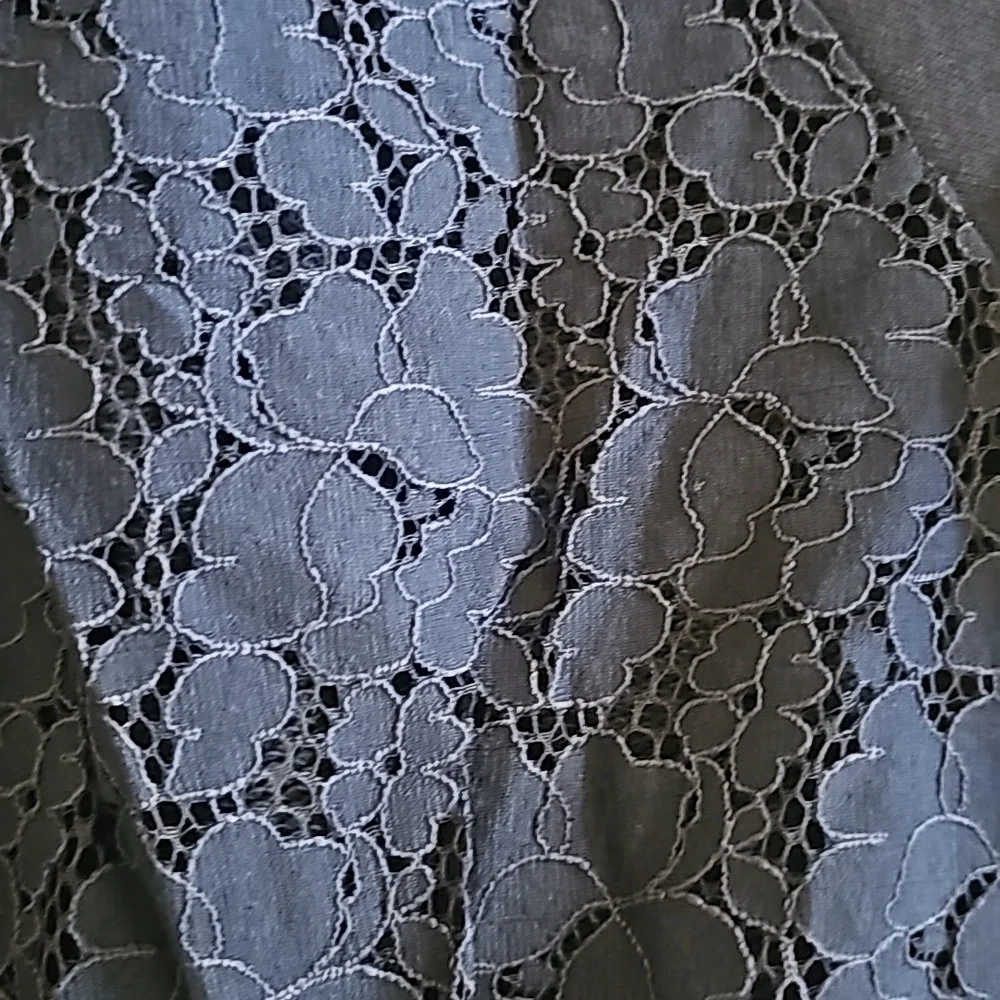 Kate Spade Navy Textured Lace Dress - Picture 9 of 9